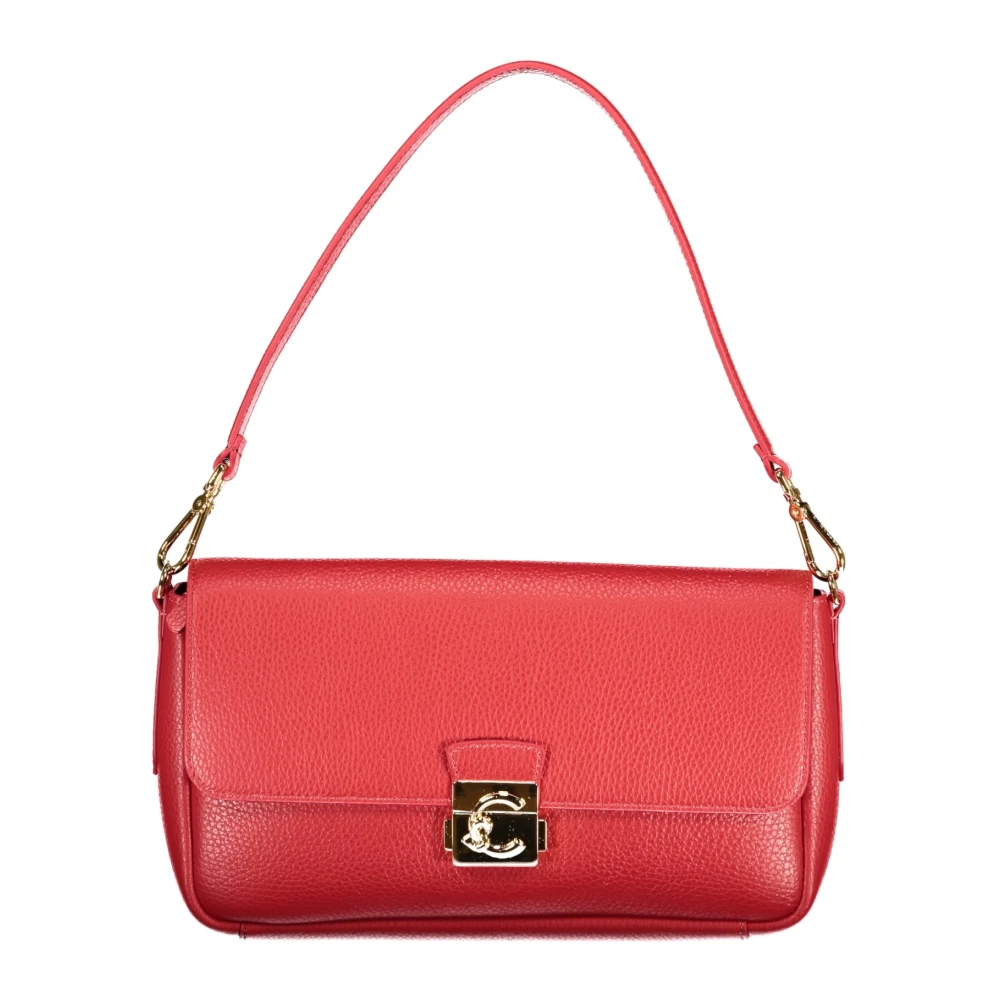 Coccinelle , Shoulder Bags, Female, Red, One Size, C-Me Lock Large Shoulder Bag