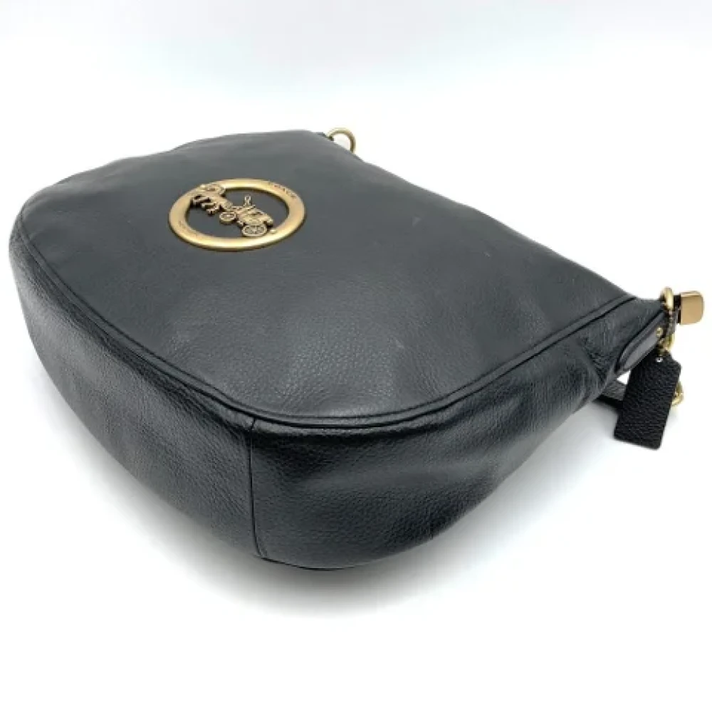 Coach Pre-owned Leather handbags Black Dames