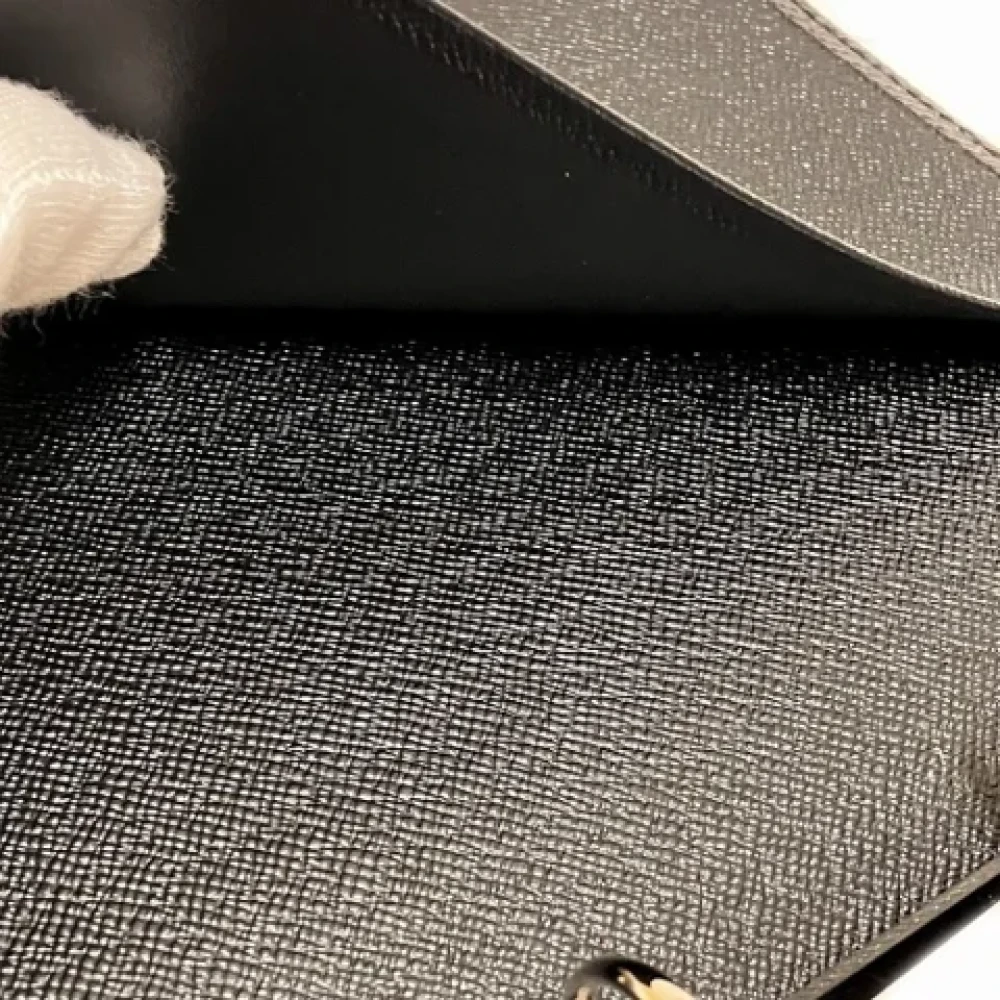 Louis Vuitton Vintage Pre-owned Leather home-office Black Heren