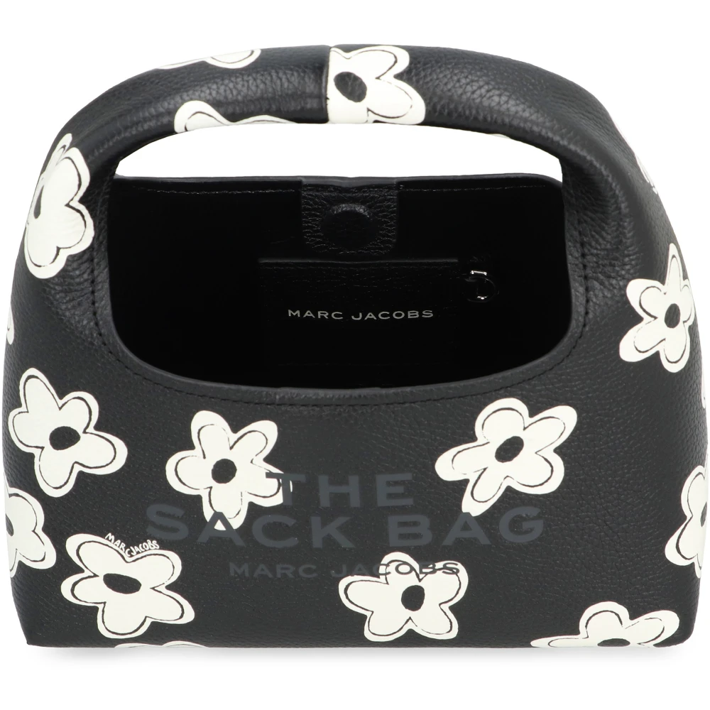 Marc Jacobs Bloemen Mini Schoudertas met Handvat Black Dames