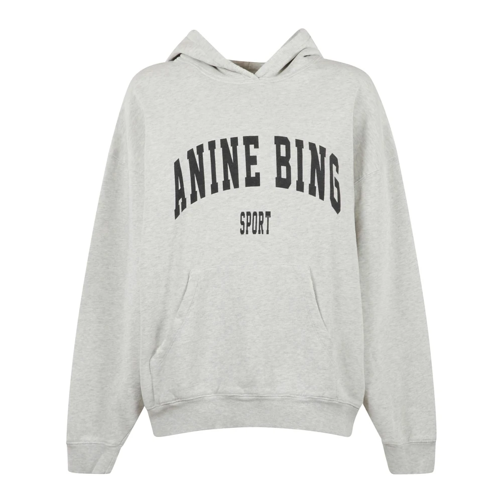 Anine Bing Heather Grey Sweatshirt Harvey Style Gray Dames