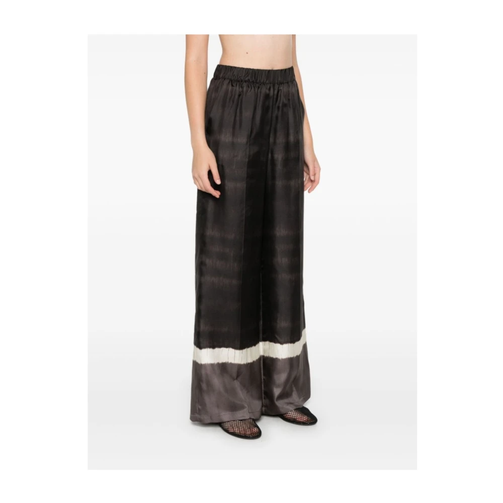 P.a.r.o.s.h. Wijde Broek Pantalone 808 Black Dames