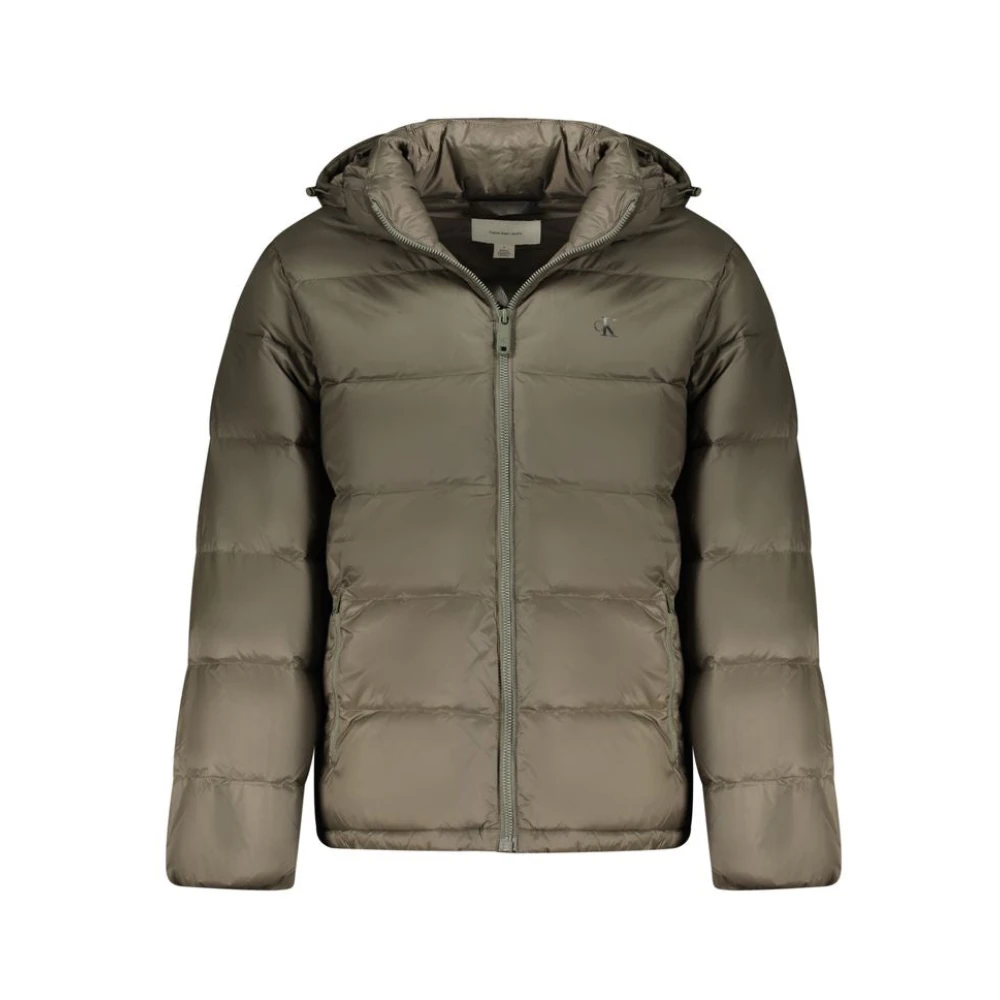 Calvin Klein Jeans Men's Essential Down Recycled Down Short Puffer Jacket - Beluga - L - Image 6