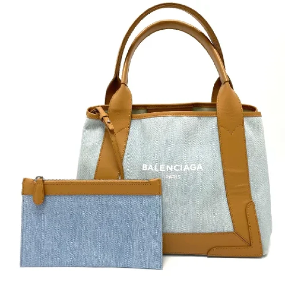 Balenciaga Vintage Pre-owned Leather balenciaga-bags Blue Dames