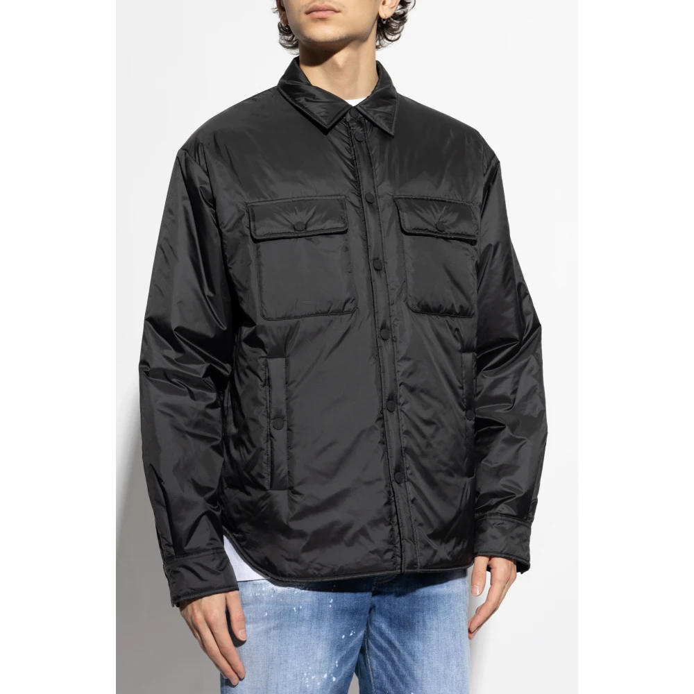 Dsquared2 Jas met kraag Black Heren