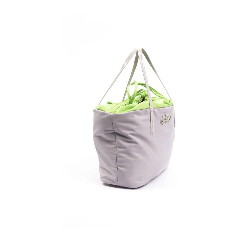 Byblos Stoffen en Synthetisch Leren Shopper Tas Gray Dames
