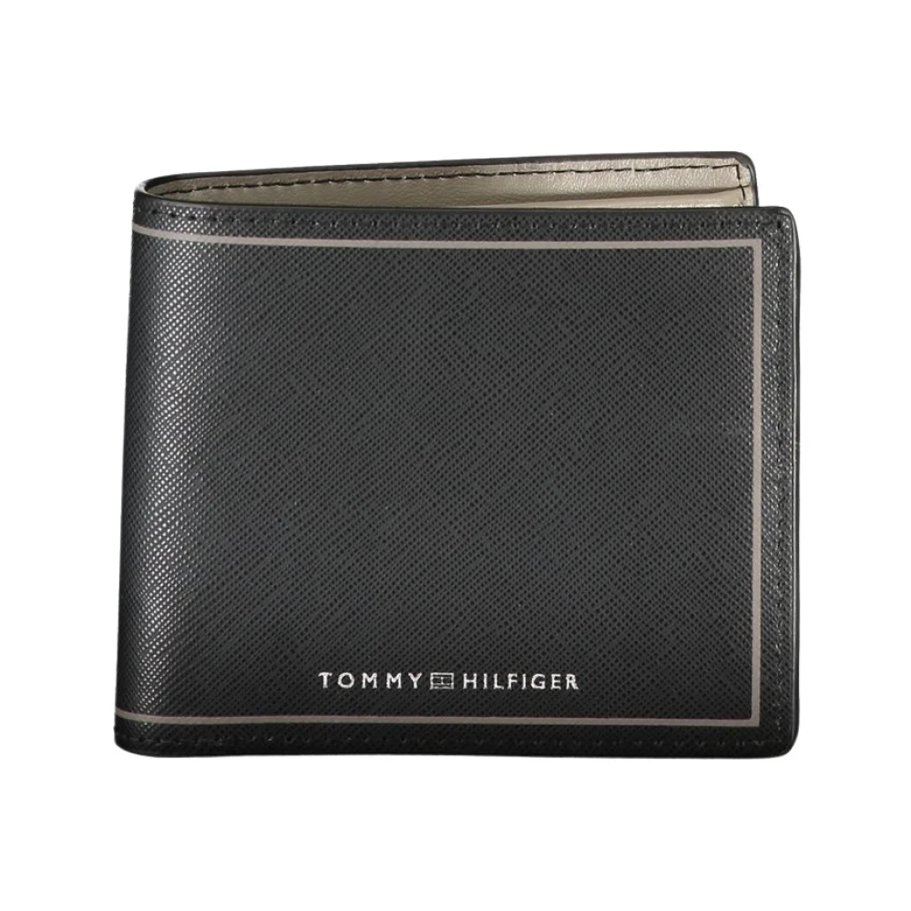 Tommy Hilfiger Men's Black Leather Wallet