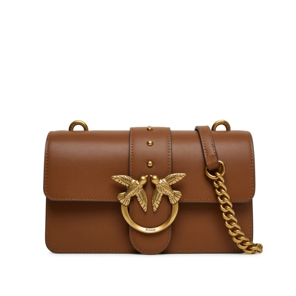Pinko Women's Brown Love Bag One Small Crossbody