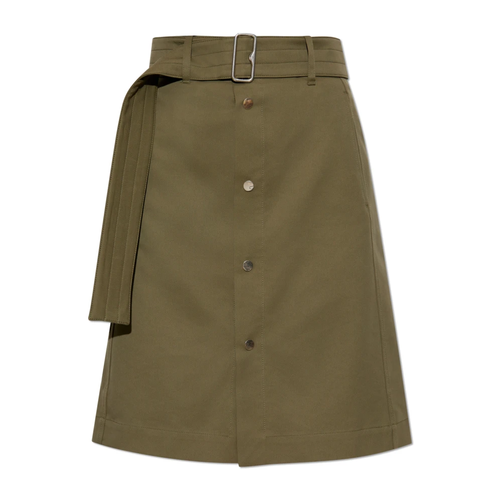 Burberry Rok met split Green Dames