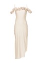 satin-finish-ruffled-dress