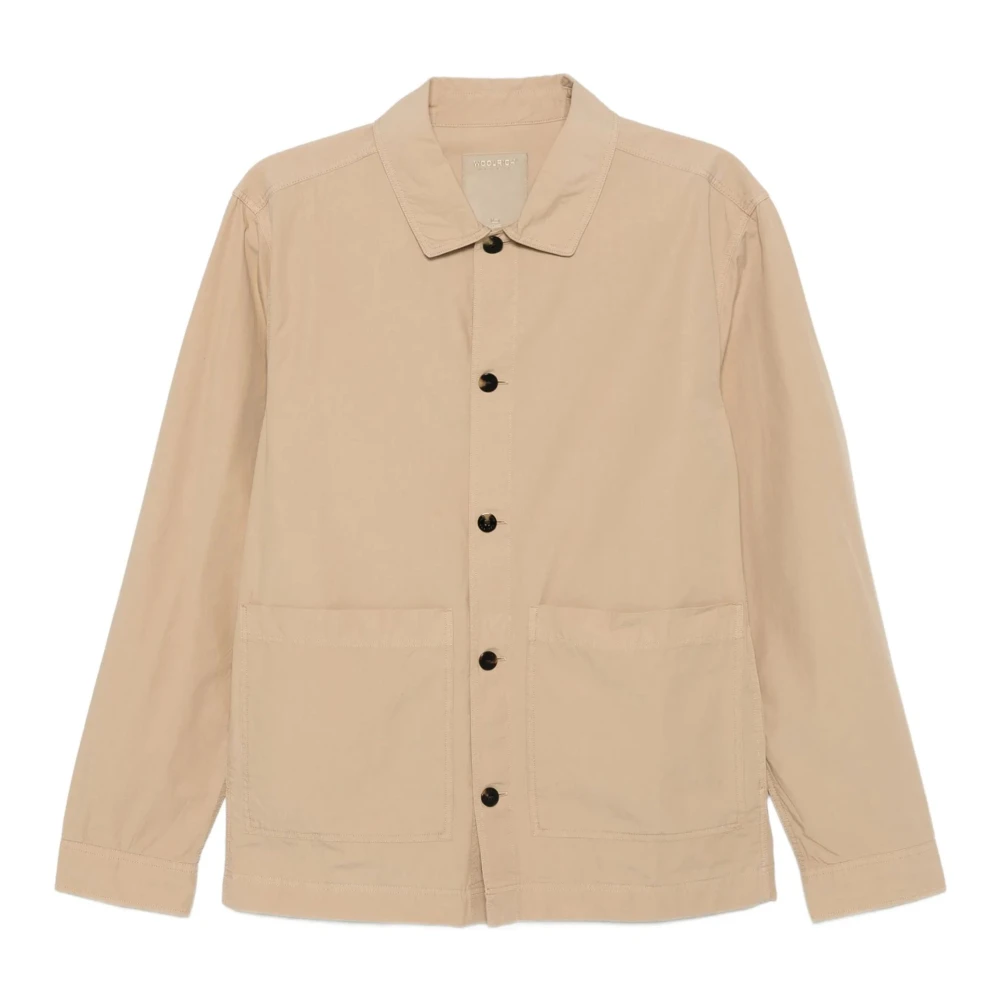 Woolrich Men's Beige Coats - Light Jackets - Xl - Jackets