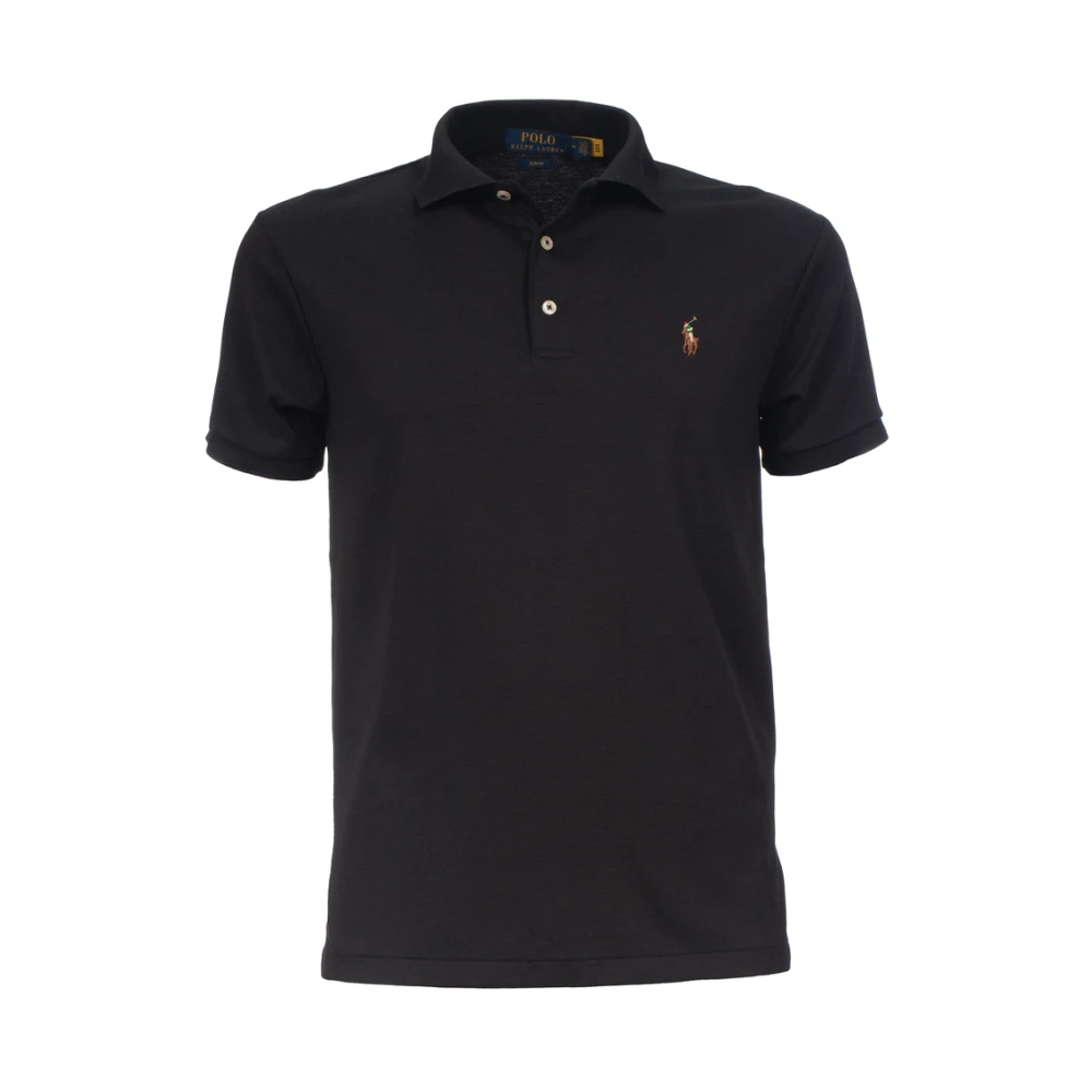 Polo Ralph Lauren Bomull Jersey Polo Skjorta Black, Pojke