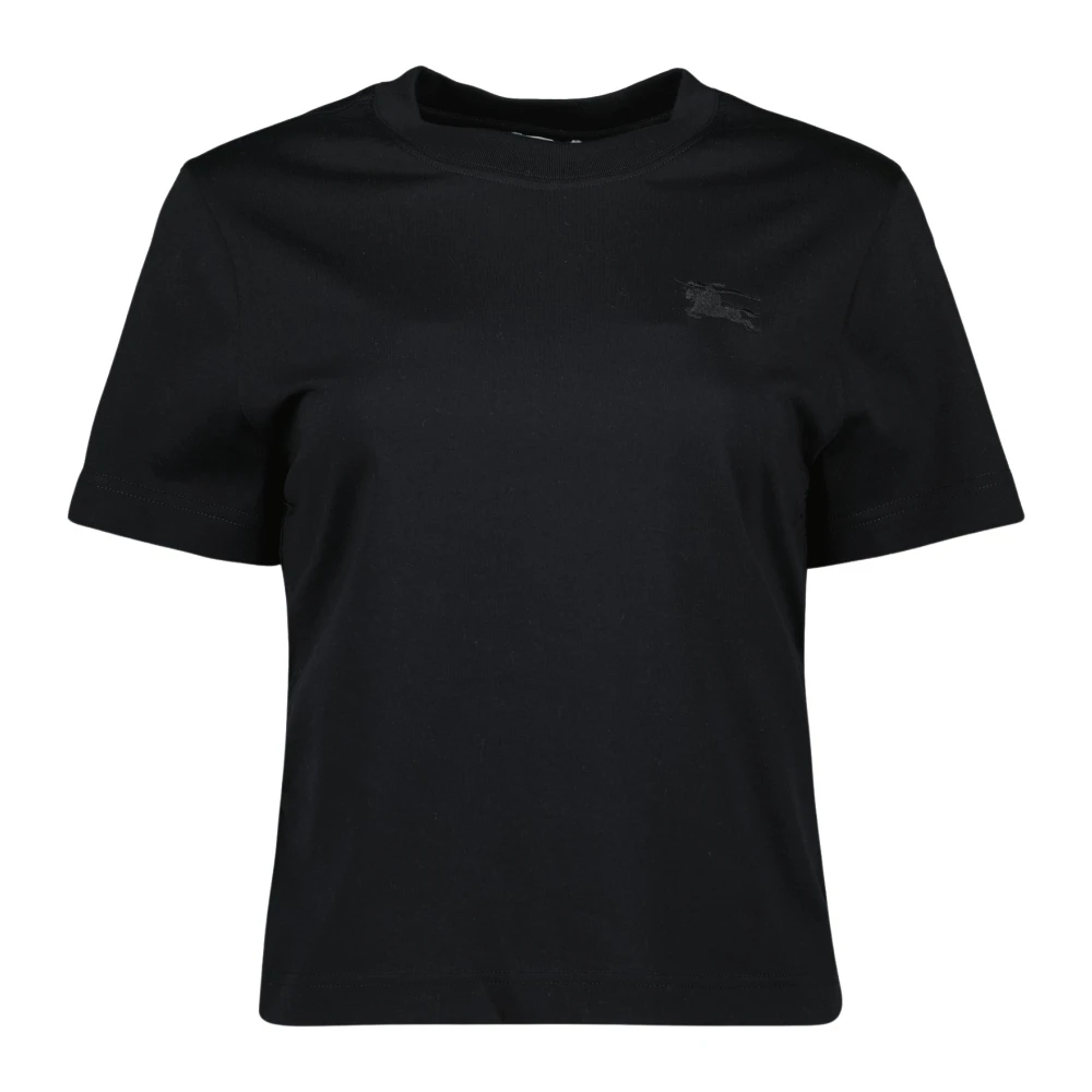 Burberry Zwart Festival T-shirt Lente-Zomer 2025 Black Dames