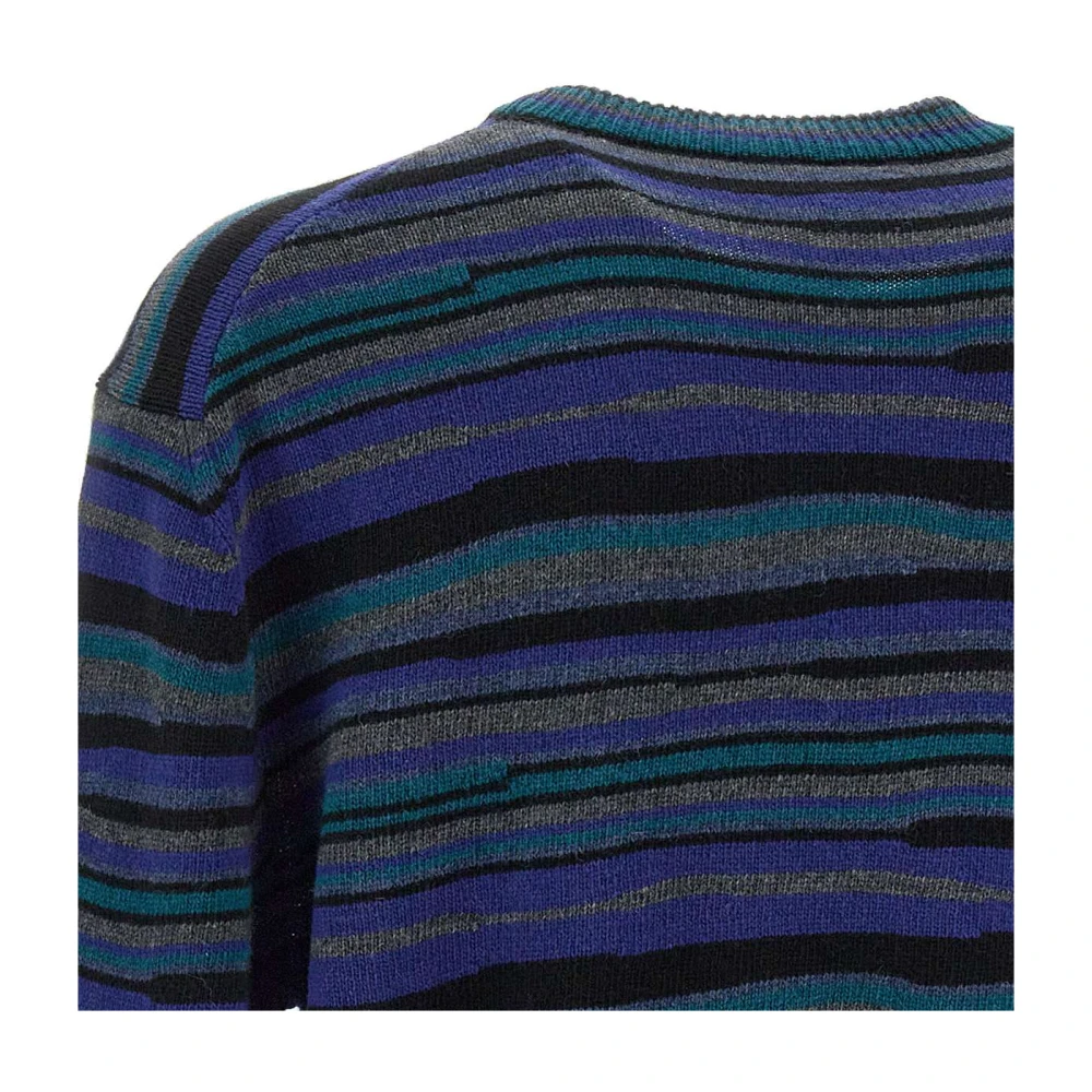 Paul Smith Gestreepte wolmix trui met ronde hals Multicolor Heren