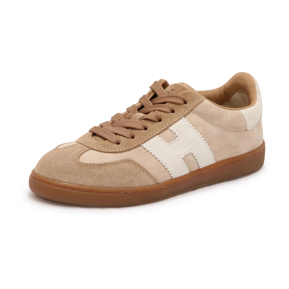 Hogan Women's Beige Sneakers, 4 1/2 Uk, Cool Allacciato H
