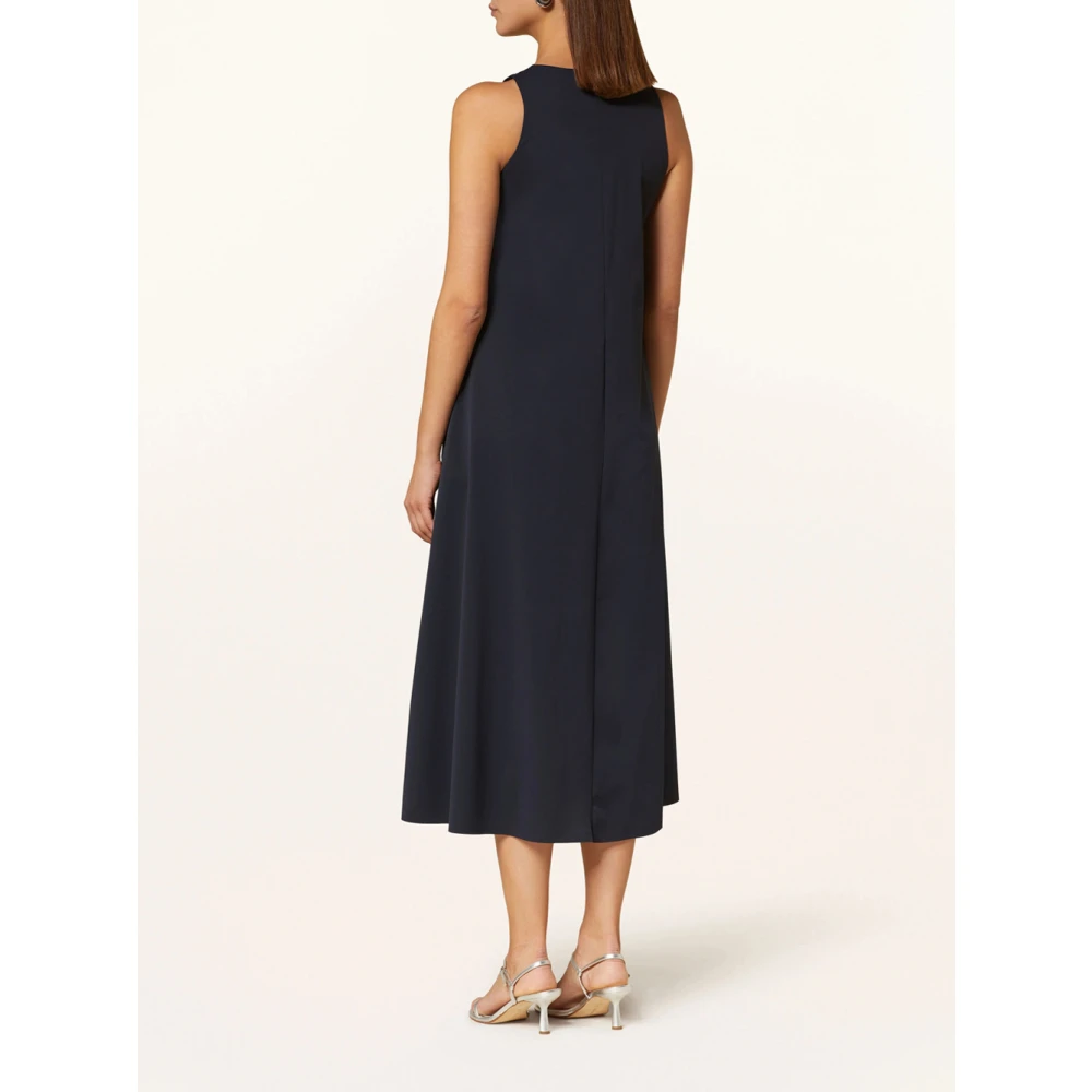 Max Mara Blauwe Longuette Jurk Pier Blue Dames