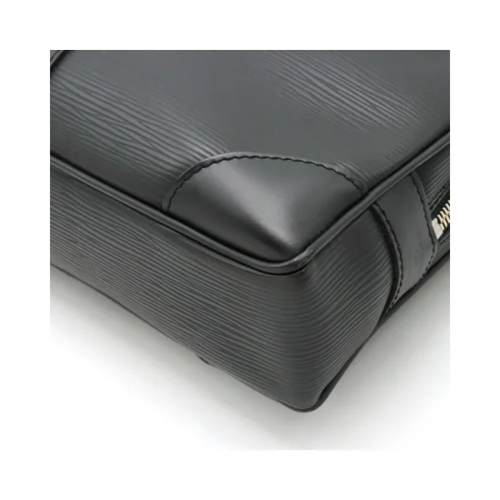 Louis Vuitton Vintage Pre-owned Leather handbags Black Heren