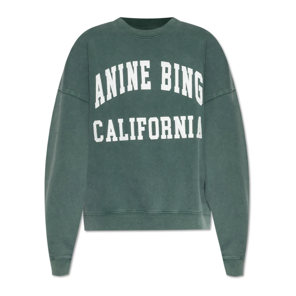 Anine Bing Miles crewneck sweatshirt Green Dames