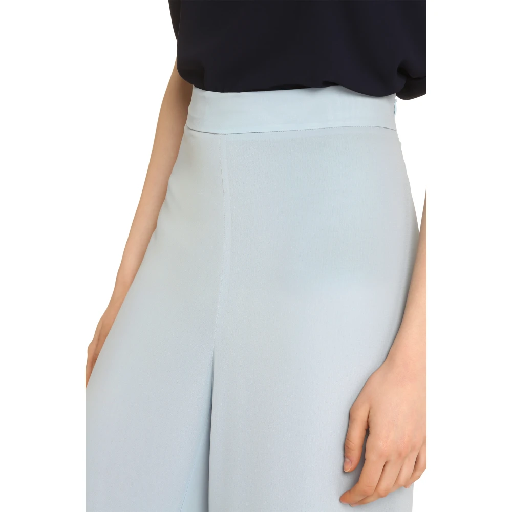 Clips Wijde broek met elastische taille Blue Dames
