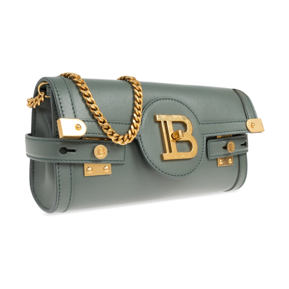 Balmain Shoulder Bag B-Buzz 23 Green Dames