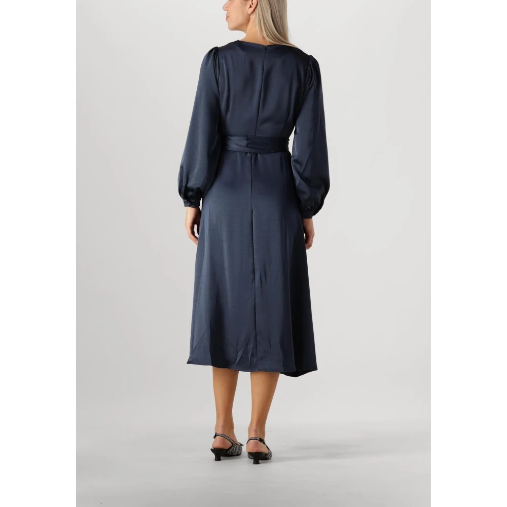 NEO NOIR Elegante Sateen Jurk voor Vrouwen Blue Dames