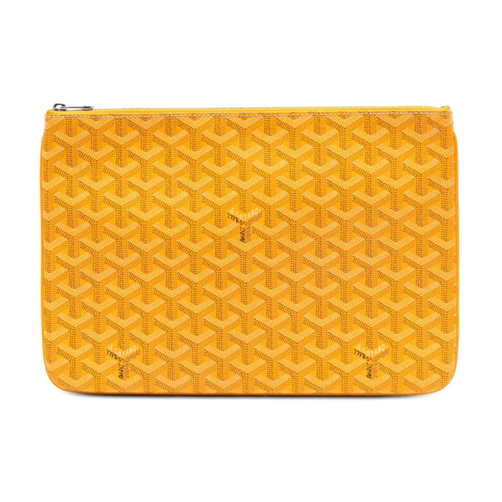 Goyard Vintage Damen Gelb Pre-Owned Flat Pouch