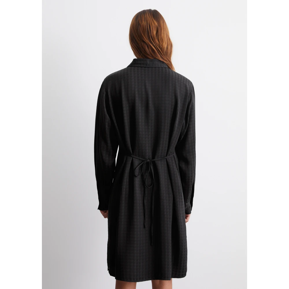 Marc O'Polo Overhemdjurk normaal Black Dames