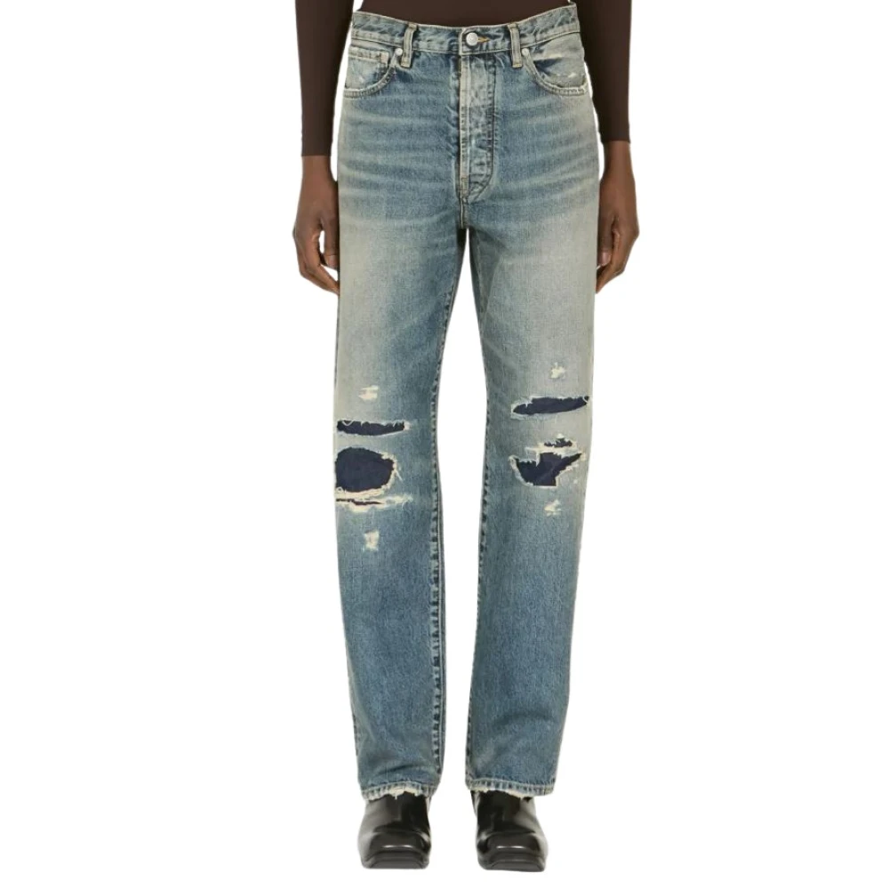 Maison Margiela Jeans - Male - Straight Fit Jeans - Blue - M - Jeans
