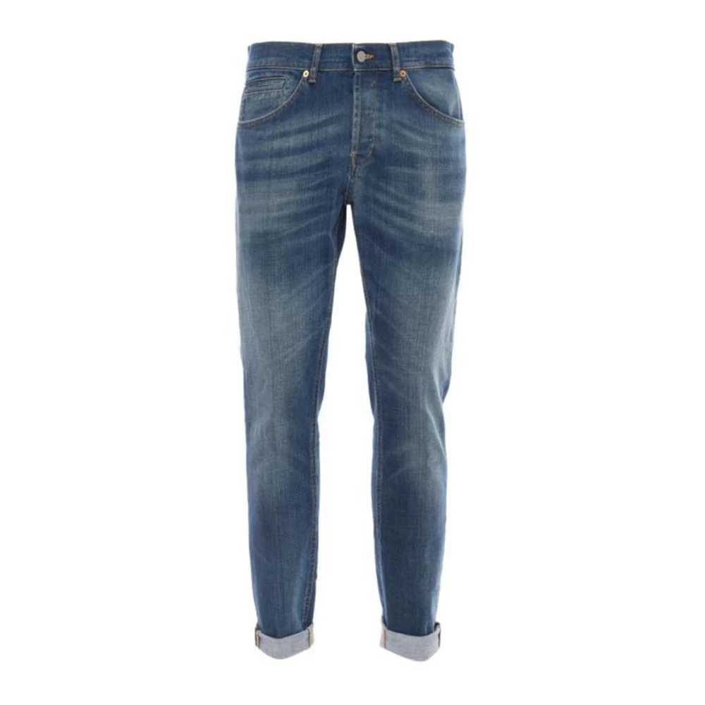 Dondup Stijlvolle Slim-fit Jeans Upgrade Collectie Blue Heren