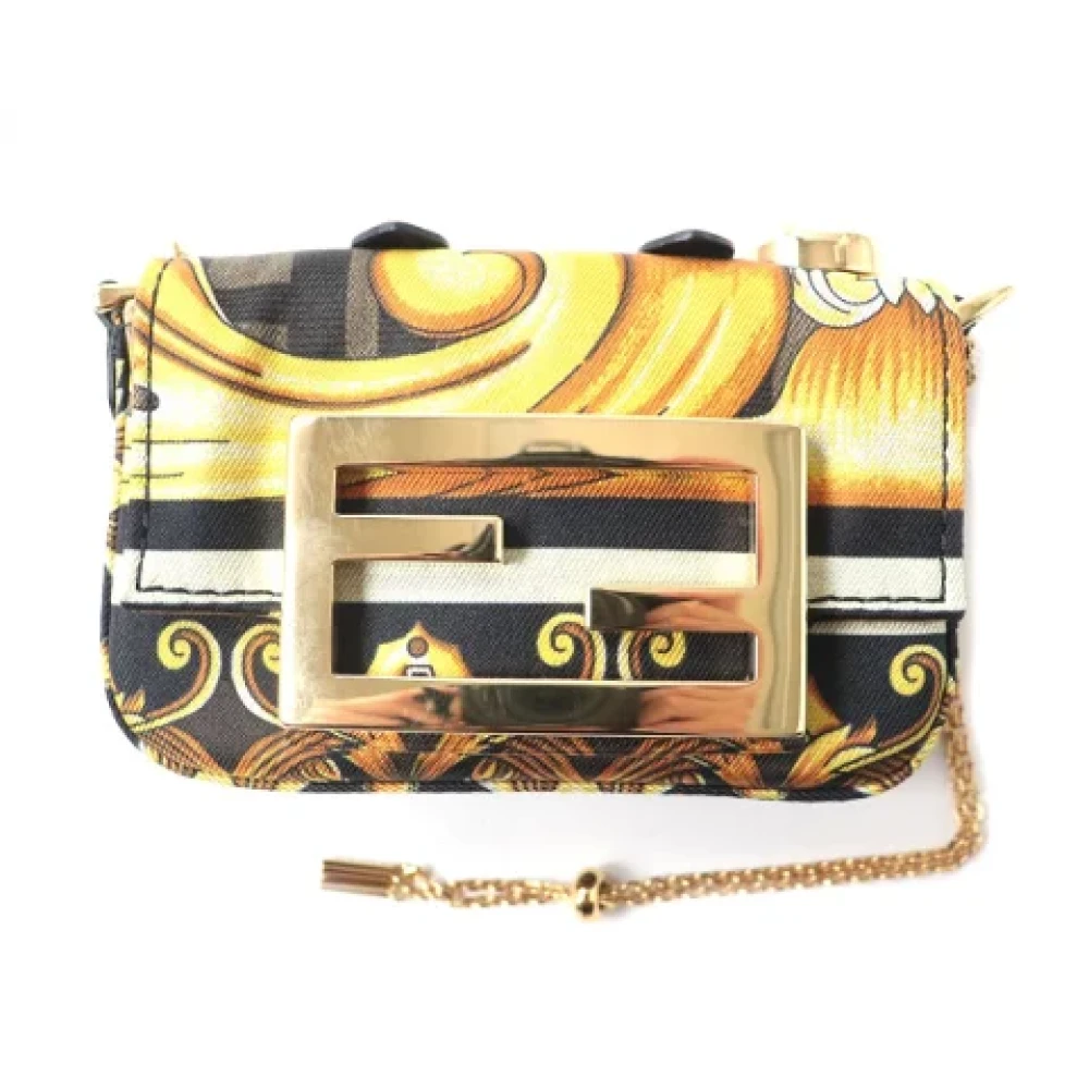 Fendi Vintage Pre-owned Canvas fendi-bags Multicolor Dames