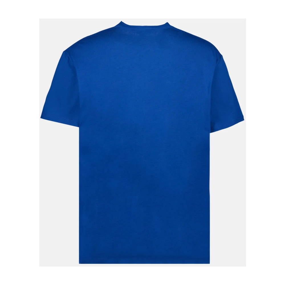 alexander mcqueen Logo Band T-Shirt Blue Heren
