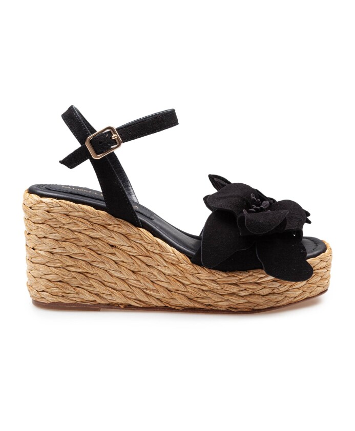 sandale-en-daim-noir-avec-application-florale