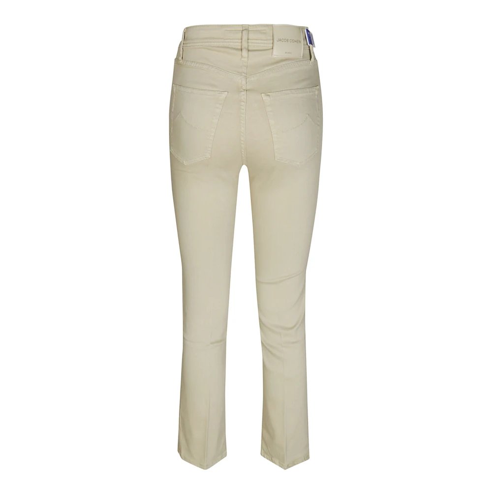 Jacob Cohën Elegante Cropped Kate Jeans Yellow Dames