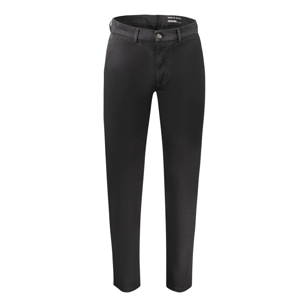 North Sails Men's Black Defender Slim-Fit Chino - Chinos - W34 - Trousers