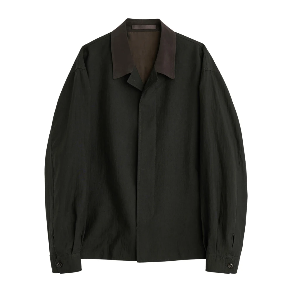 Our Legacy Black Solid Shirt Jacket - Image 2