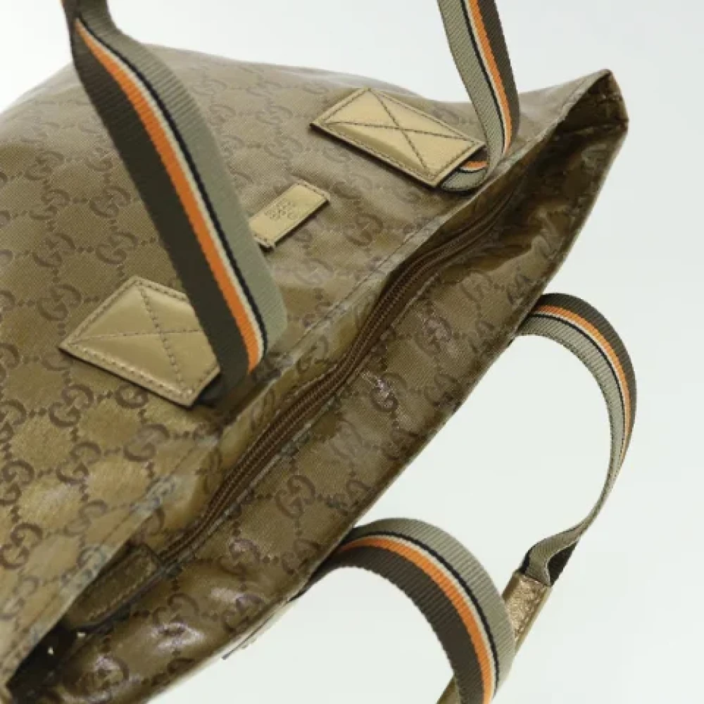 Gucci Vintage Pre-owned Canvas gucci-bags Yellow Dames