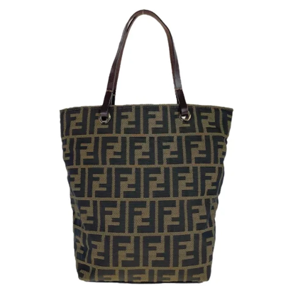 Fendi Vintage Pre-owned Canvas totes Brown Dames