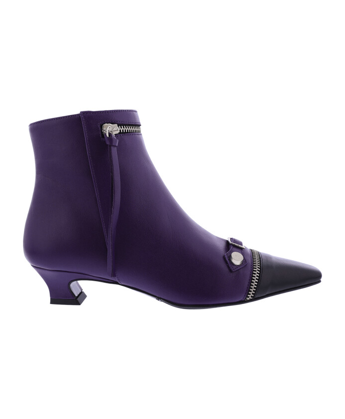 bottines-en-cuir-violet