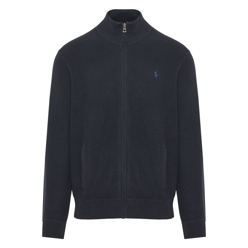 Polo Ralph Lauren Katoenen vest met volledige ritssluiting Blue Heren