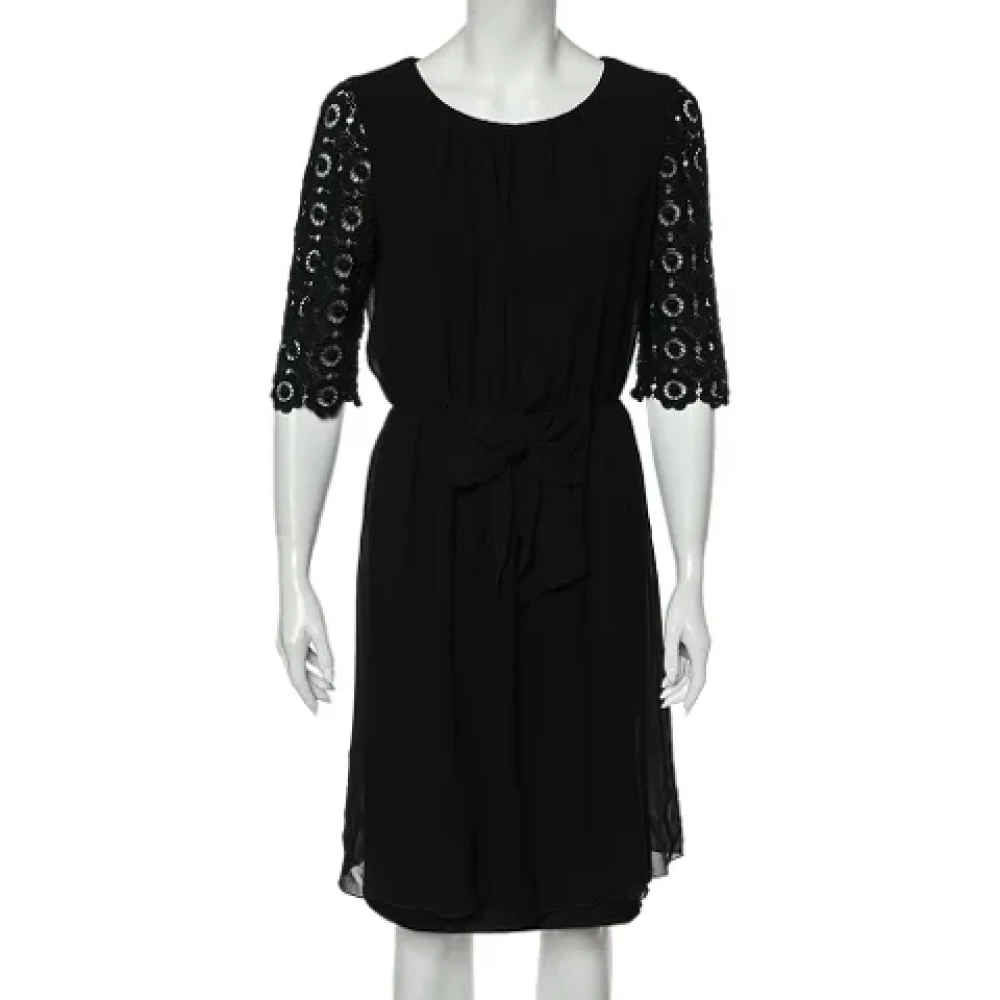 Moschino Pre-Owned Pre-owned Lace dresses Black Dames