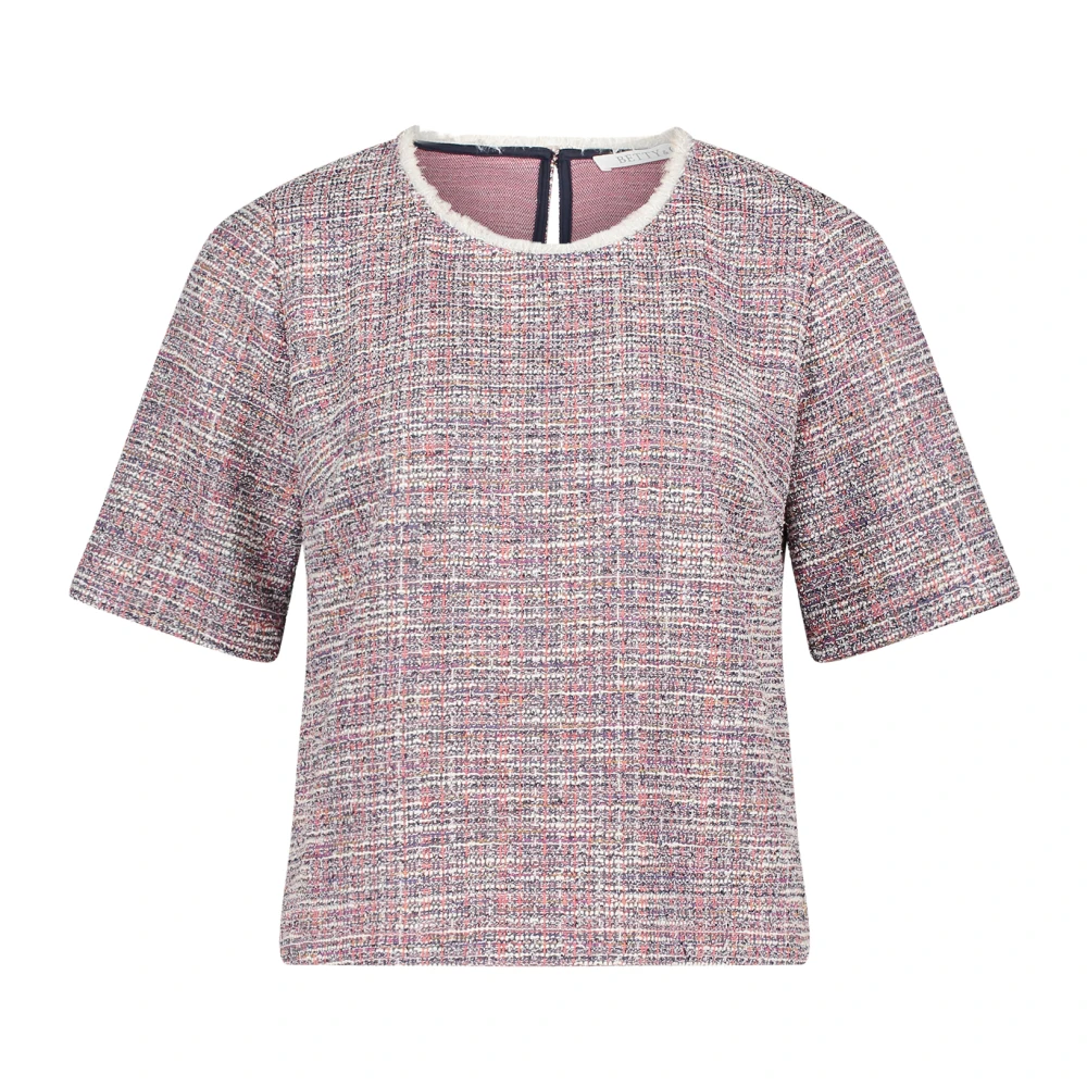 Betty & Co Sweatshirt met structuur Multicolor Dames