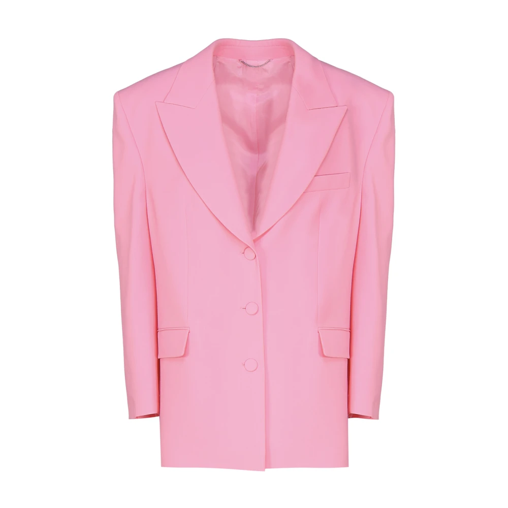Magda Butrym Roze Oversized Blazer met Gewatteerde Schouders Pink Dames