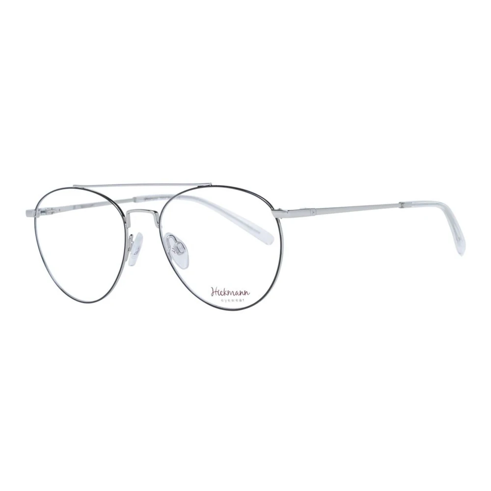 Ana Hickmann Zwarte Aviator Metalen Optische Frames Black Dames