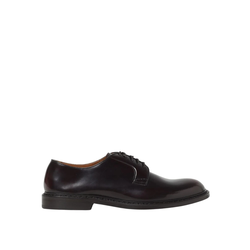 Doucal's Men's Brown Dress Shoes, 10 Uk, Leather Derby Shoes