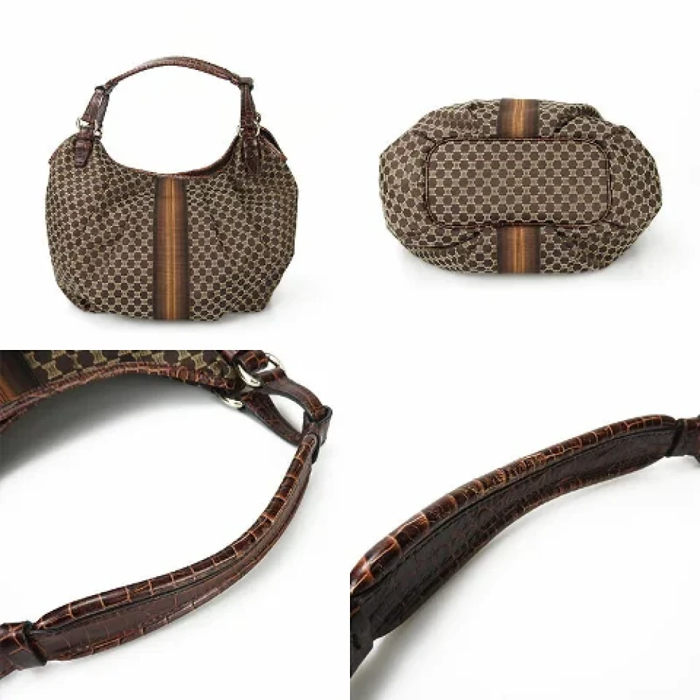 Celine Vintage Pre-owned Canvas celine-bags Brown Dames