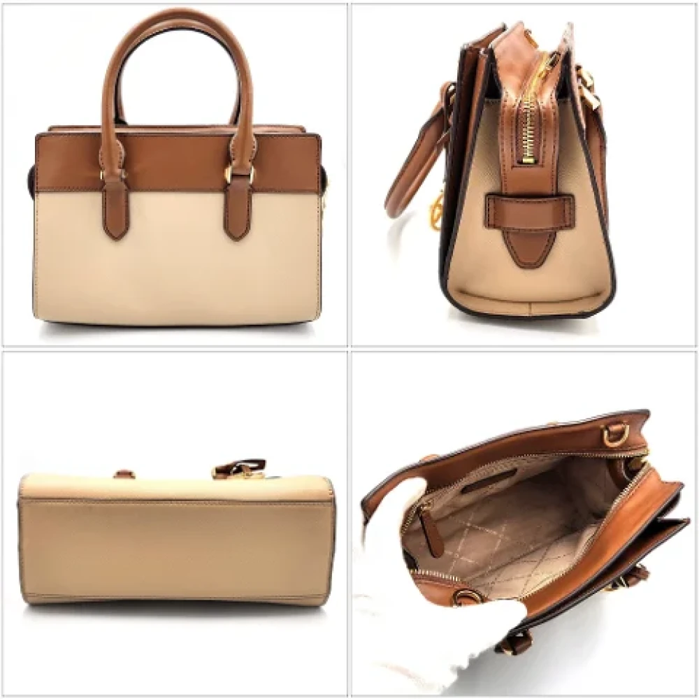 Michael Kors Pre-owned Leather handbags Beige Dames