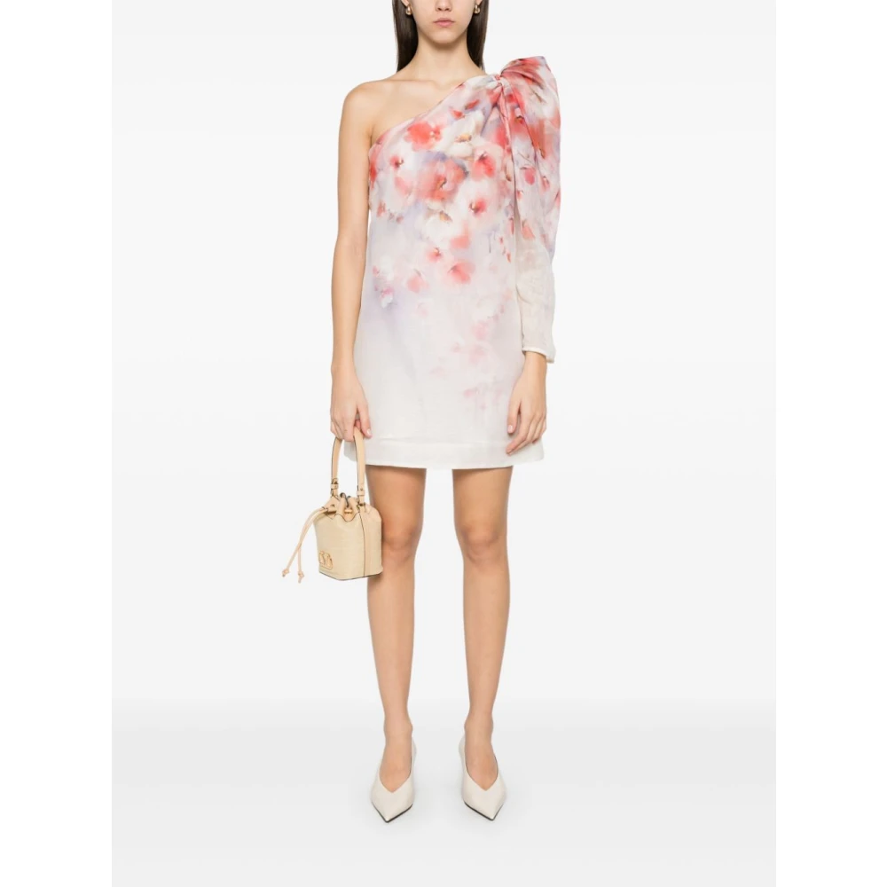 Zimmermann Bloemenfeestjurk met lange mouwen Multicolor Dames