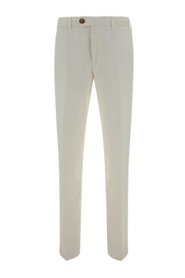 pantalon-en-coton-monochrome-avec-fermeture-a-bouton