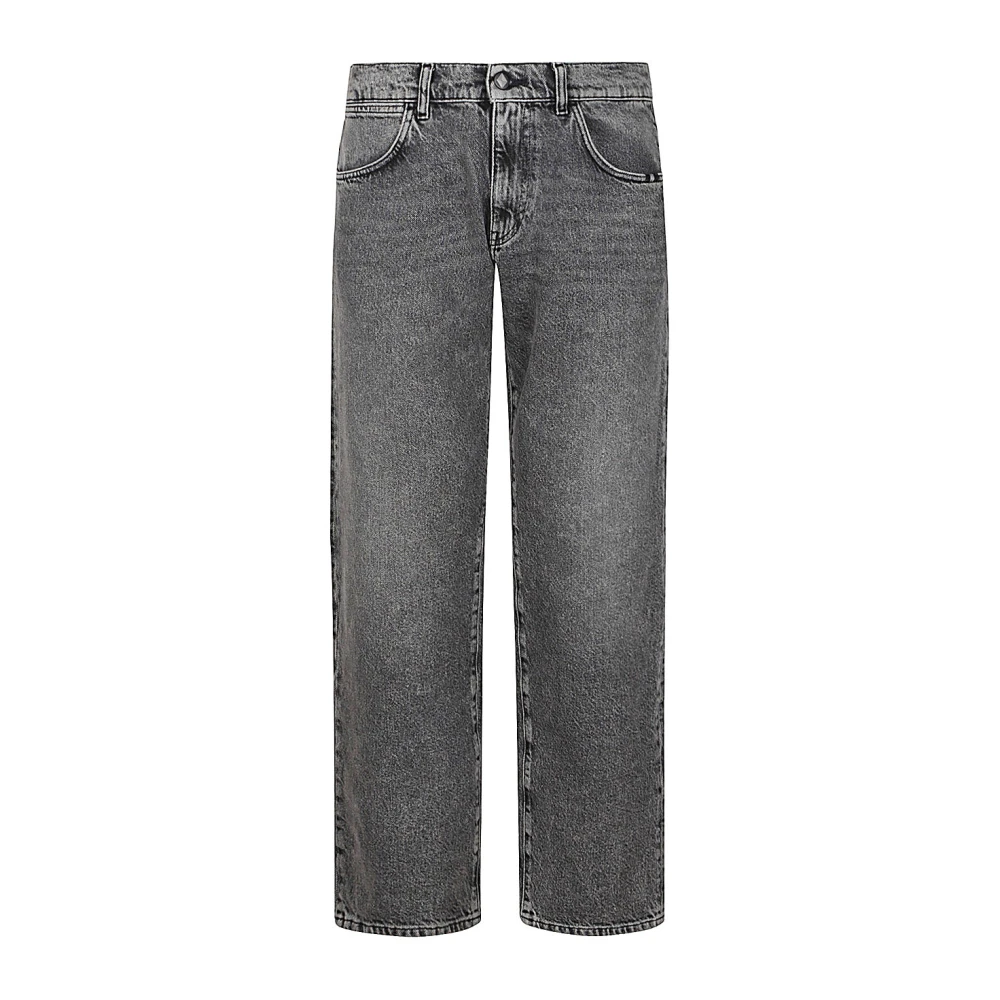 Amish Grijze Regular Jeans Gray Heren