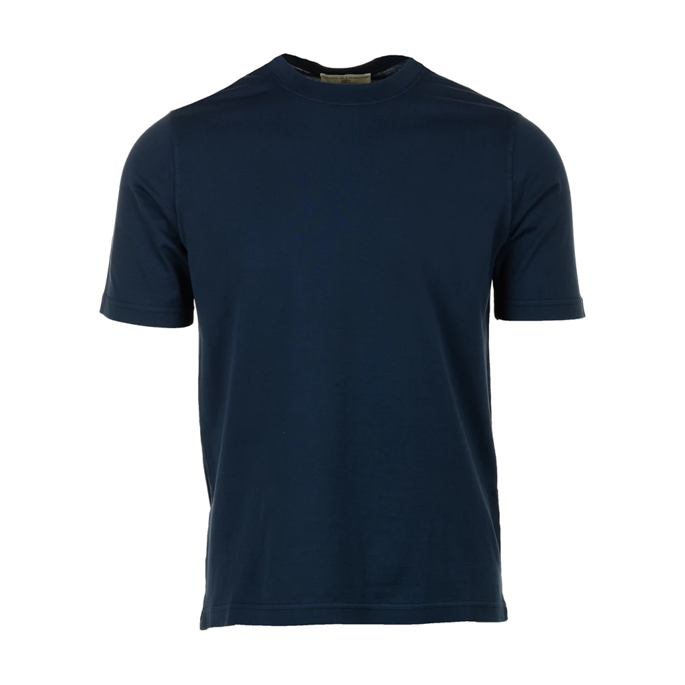 Filippo De Laurentiis Blauwe T-shirts en Polos MC Blue Heren